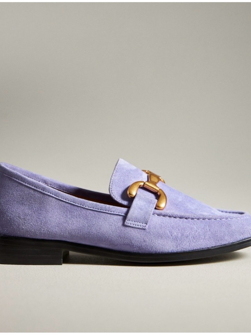 NWOT Anthropologie Bibi Lou Exclusive Zagreb Loafers in Malva Size 37 - Picture 2 of 11